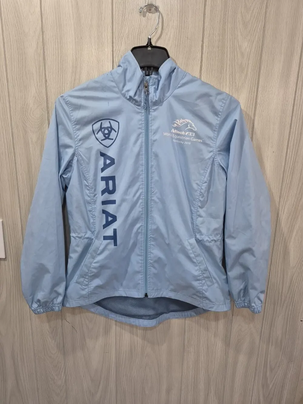 Ariat World Equestrian Games KY 2010 Event Staff Jacket Blue Unisex Full Zip M